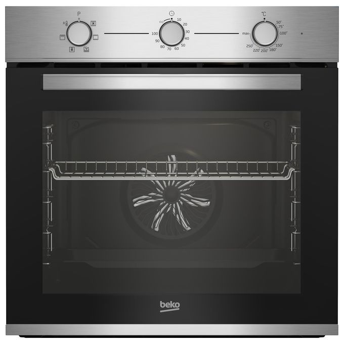 Beko BBIE12100X Beyond Forno da incasso Elettrico Ventilato 72 L Classe A 6 Funzioni Grill AeroPerfect (59.5x59.4x56.7 cm) colore Inox