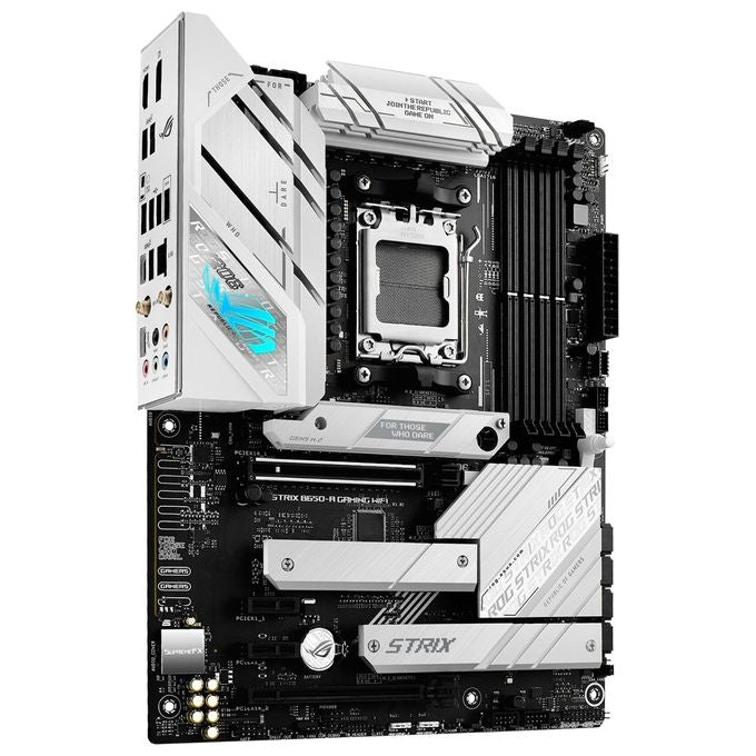 Asus ROG STRIX B650-A GAMING WIFI Scheda Madre ATX AMD B650 Socket AM5 DDR5 128 GB Wi-Fi 6E Ethernet 2.5 Gb 3xM.2 Aura Sync RGB colore Nero