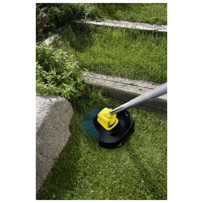 KÄRCHER 1.444-300.0 LTR 18-25 Tagliabordi a Batteria 18 V Diametro di Taglio 25 cm Velocita' 9500 rpm con Testina Ruotabile e Avanzamento Automatico del Filo colore Giallo