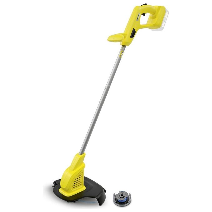 KÄRCHER 1.444-300.0 LTR 18-25 Tagliabordi a Batteria 18 V Diametro di Taglio 25 cm Velocita' 9500 rpm con Testina Ruotabile e Avanzamento Automatico del Filo colore Giallo