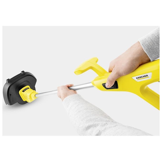 KÄRCHER 1.444-300.0 LTR 18-25 Tagliabordi a Batteria 18 V Diametro di Taglio 25 cm Velocita' 9500 rpm con Testina Ruotabile e Avanzamento Automatico del Filo colore Giallo