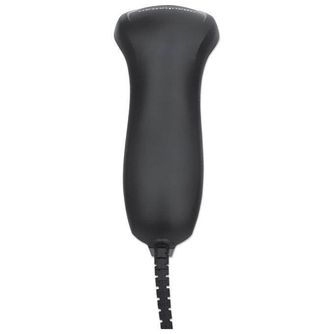 Manhattan, Lettore di Codici a Barre Portatile 1D 2D CCD Nero, USB