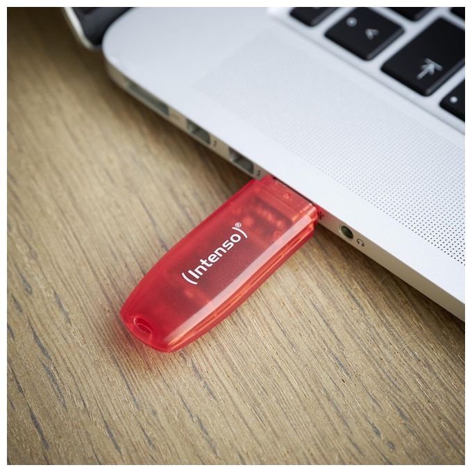 Intenso 3502491 Chiavetta Usb 2.0 128Gb Rosso