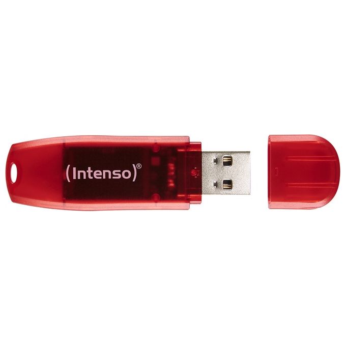 Intenso 3502491 Chiavetta Usb 2.0 128Gb Rosso