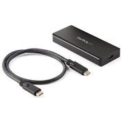 StarTech M2E1BRU31C Box Esterno SSD NVMe M.2 PCIe USB 3.2 Gen 2 10 Gbps Tipo C IP67 Resistente Acqua Polvere colore Nero