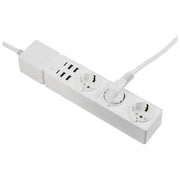 Edimax Presa Multipla con Protezione Sovratensione con 3 AC Porte e 4 Usb