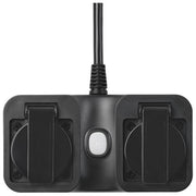 Edimax SP-1122WTO Presa Intelligente Wi-Fi Smart Home 2300 W Interno Esterno 2 Prese EU Alexa Google colore Nero