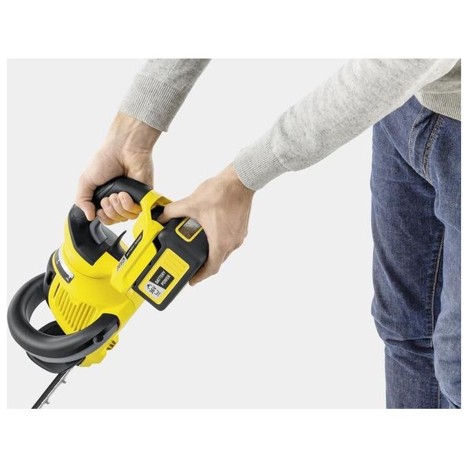 Kärcher 1.444-250.0 Tagliasiepi a Batteria 36 V Doppia Lama 60 cm 3.3 Kg colore Nero