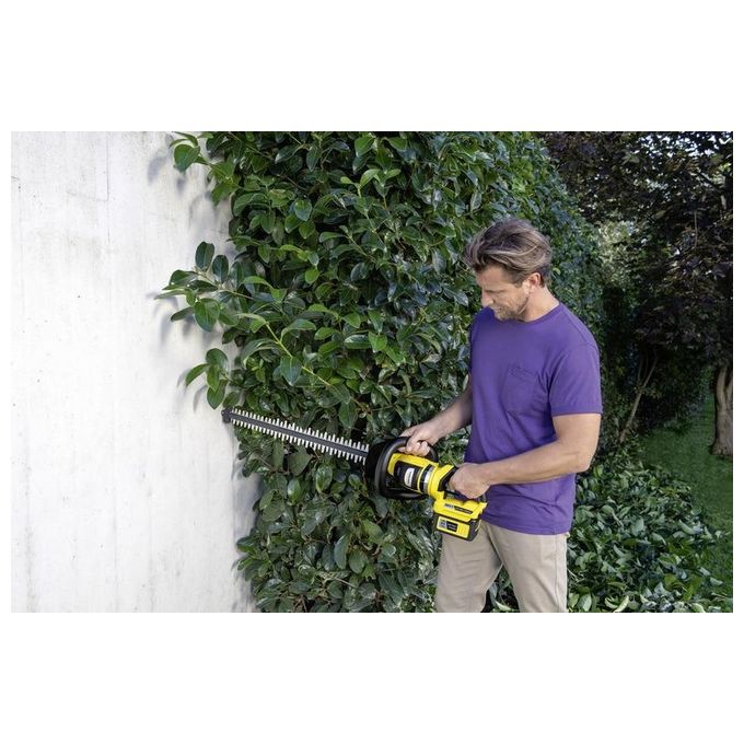 Kärcher 1.444-250.0 Tagliasiepi a Batteria 36 V Doppia Lama 60 cm 3.3 Kg colore Nero