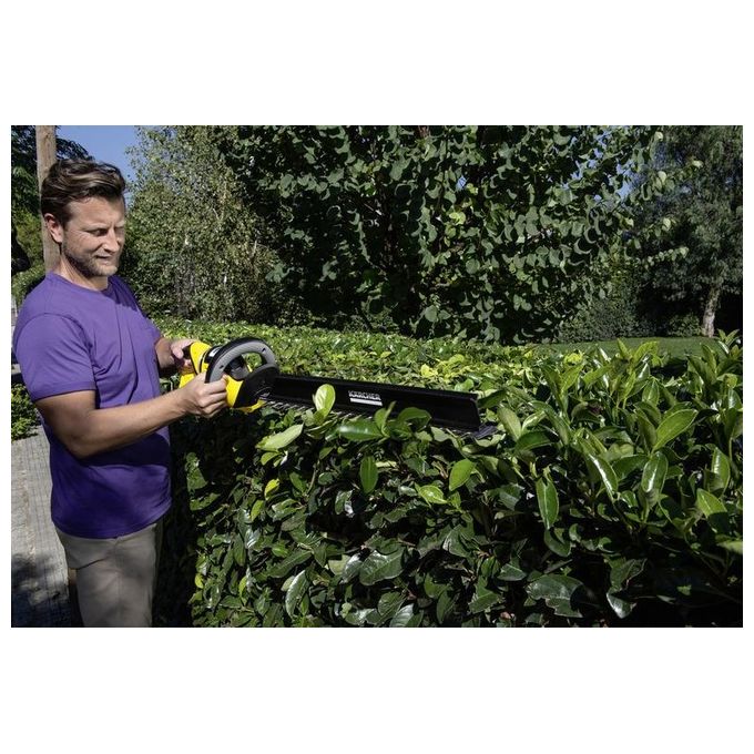 Kärcher 1.444-250.0 Tagliasiepi a Batteria 36 V Doppia Lama 60 cm 3.3 Kg colore Nero