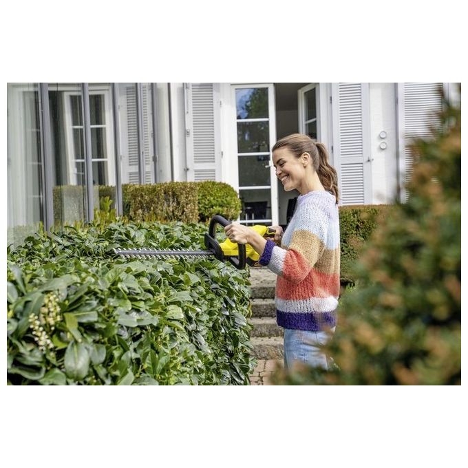 Kärcher 1.444-231.0 HGE 18-45 BATTERY SET Tagliasiepi a Batteria 18 V 2,5 Ah Lama Diamantata 45 cm colore Nero Giallo