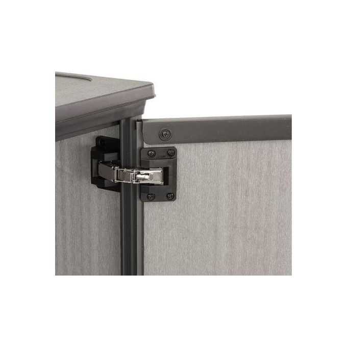 Keter Box Armadio Portattrezzi da esterno Patio Store in Resina 139,5x77x120h 1000 Lt Grigio
