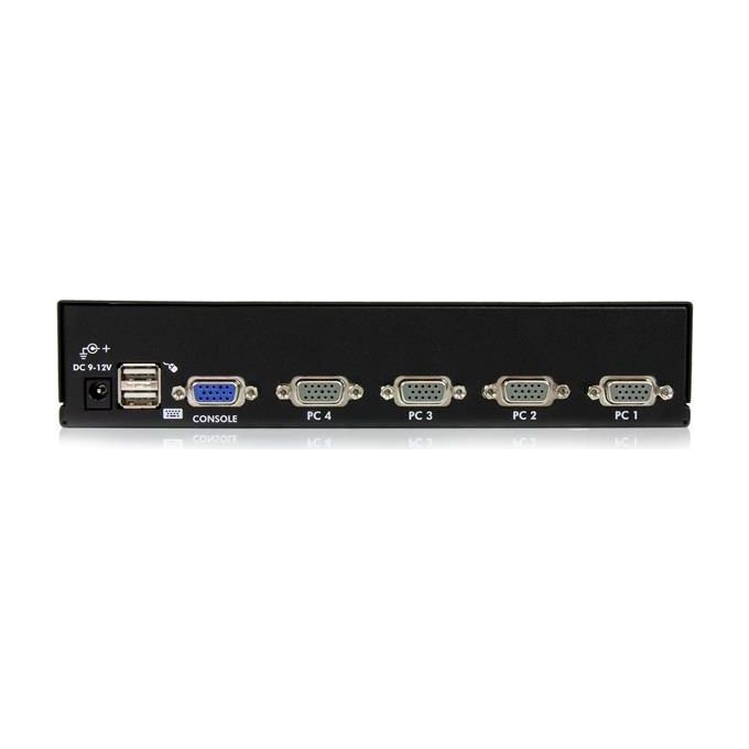 StarTech.com Switch Kvm Usb 4 Porte Montabile A Rack 1uCon Osd