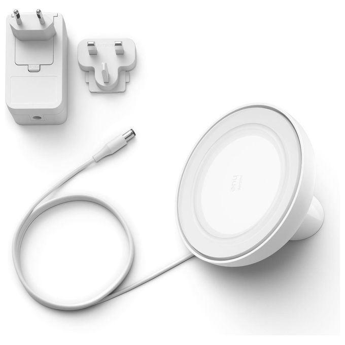 Philips Lampada Hue Bloom da Tavolo LED 7.1W, 16 Milioni di Colori, Bianco, Temperatura 2000-6500K