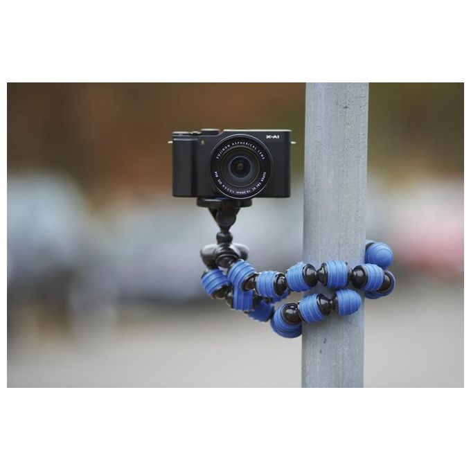 Cullmann Alpha 350 Mobile Flessibile Mini Treppiede con Supporto per Smartphone Blu