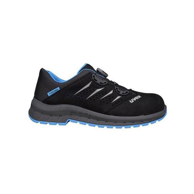 Uvex 6938242 2 Trend Scarpe Antinfortunistiche S1P SRC ESD Punta Acciaio Sistema BOA Suola Antiperforazione colore Blu Francese