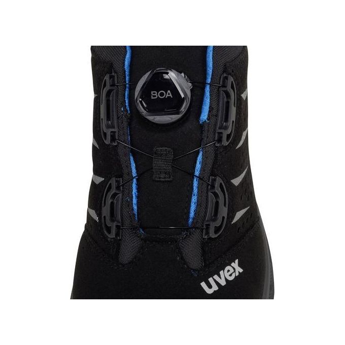 Uvex 6938242 2 Trend Scarpe Antinfortunistiche S1P SRC ESD Punta Acciaio Sistema BOA Suola Antiperforazione colore Blu Francese