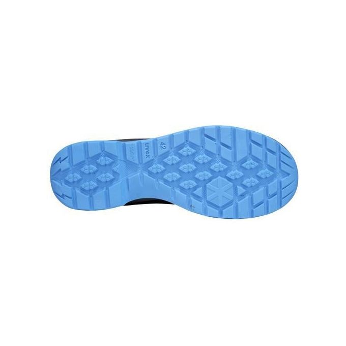 Uvex 6938244 2 Trend Scarpa di Sicurezza Bassa S1P ESD BOA Fit System SRC Taglia 44 colore Nero Blu