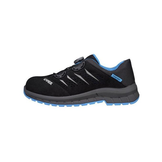 Uvex 6938242 2 Trend Scarpe Antinfortunistiche S1P SRC ESD Punta Acciaio Sistema BOA Suola Antiperforazione colore Blu Francese