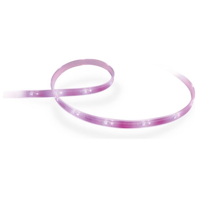 Philips Striscia LED Hue White and Color Ambiance Lightstrip Plus Estensione da 1 Metro di Alta Qualita' per Illuminazione Personalizzata