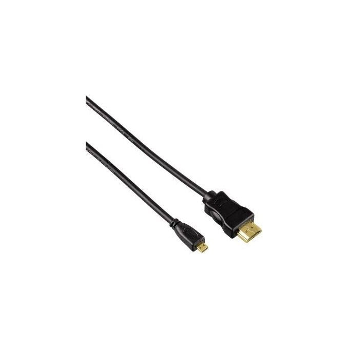 Hama Cavo Hdmi 0,5mt Hdmi Tipo A Standard Hdmi Tipo D Micro Nero