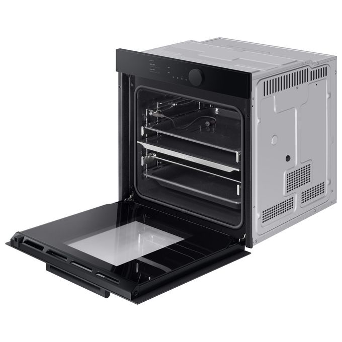 Samsung NV75T9579CD Infinite Line Forno Elettrico Multifunzione Dual Cook da Incasso Pirolitico Capacita' 75 Litri Classe Energetica A+ 50 Funzioni Wi-Fi Display Touch 60 cm Graphite Grey