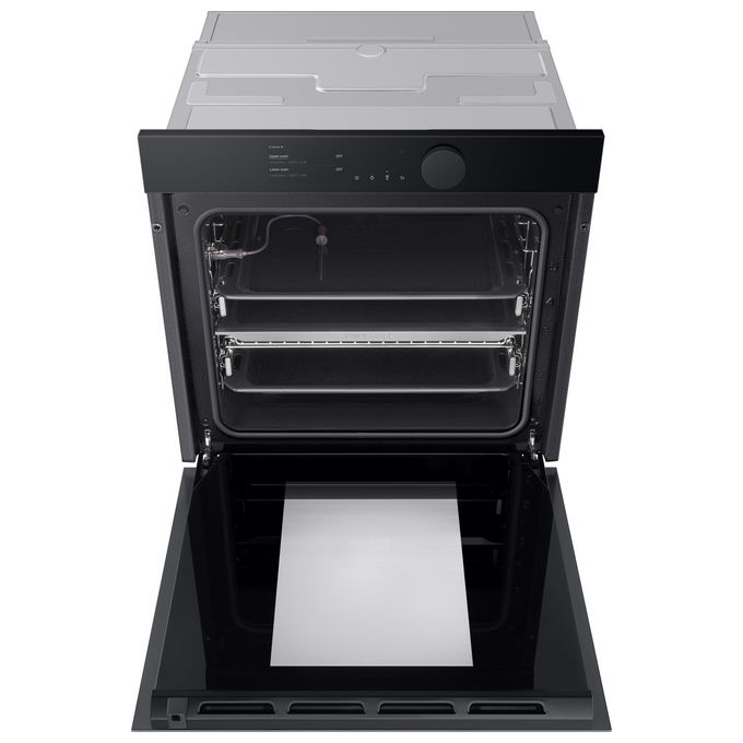 Samsung NV75T9579CD Infinite Line Forno Elettrico Multifunzione Dual Cook da Incasso Pirolitico Capacita' 75 Litri Classe Energetica A+ 50 Funzioni Wi-Fi Display Touch 60 cm Graphite Grey