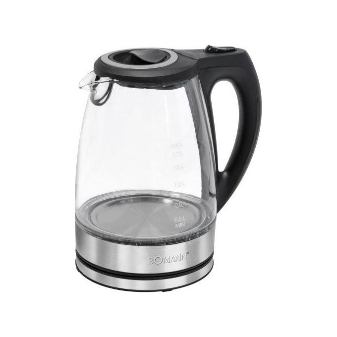Bomann WKS 6032 G CB Bollitore Elettrico 1,7 Litri Trasparente 2200W