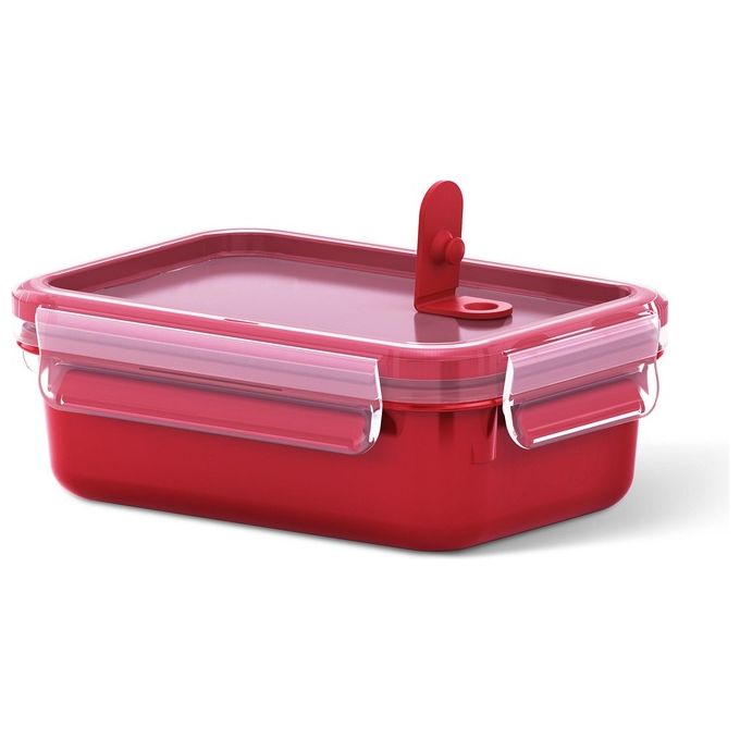 Emsa Clip e Micro Contenitore Microonde Rosso 0.55 Litri