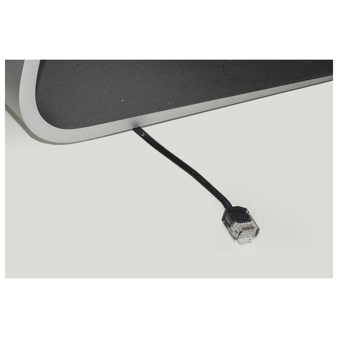 Link cavo rete utp cat. 6a ultrapiatto con connettore salvaspazio mt 1