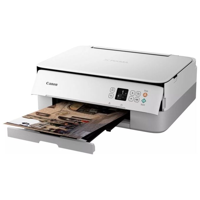 Canon TS5351I PIXMA Stampante Multifunzione Inkjet A4 4800x1200 DPI Wi-Fi Fronte-Retro 13 ipm colore Bianco