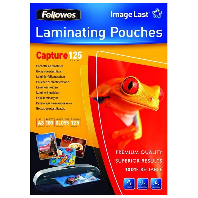Fellowes Leonardi Cf100 Pouches Lucide Capture 125 A3