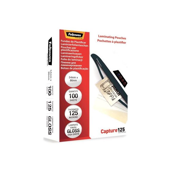 Fellowes Cf100pouch 54x86 125micron