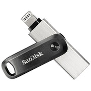 SanDisk SDIX60N-064G-GN6NN iXpand Go Chiavetta USB 64 GB USB Type-A Lightning 3.2 Gen 2 per iPhone iPad colore Nero Argento