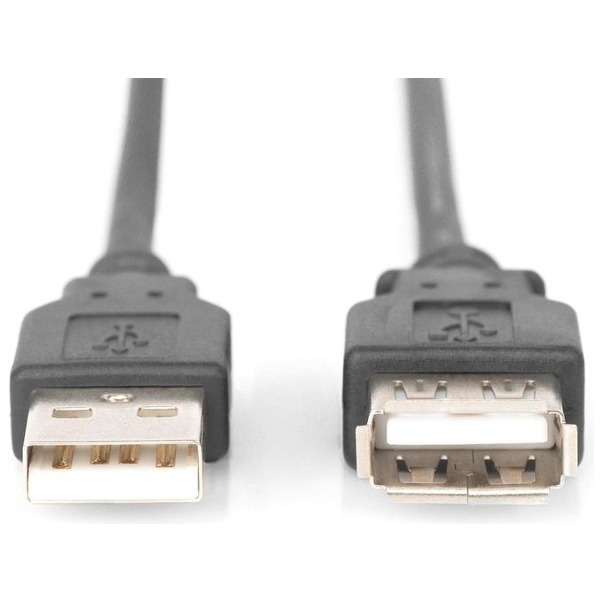 Assmann AK-300202-018-S Cavo Usb 1,8mt 2.0 Usb A Nero