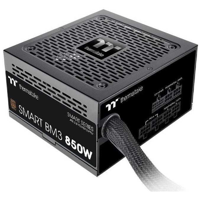 Thermaltake PS-SPD-0850MNFABE-3 Smart BM3 Alimentatore ATX 3.0 850W Semi Modulare 80 PLUS Bronze PCIe Gen 5 colore Nero