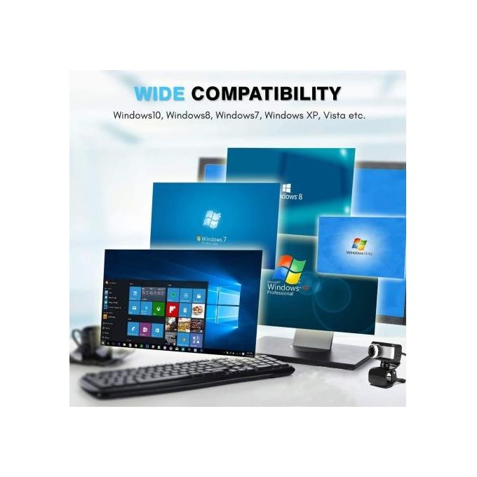 Encore En-wb-183 Webcam hd con Microfon0 640x480 30fps Usb 2.0