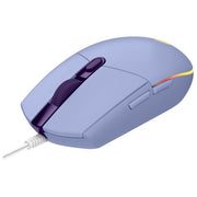 Logitech G 910-005853 G203 Mouse Gaming 8000 DPI Illuminazione RGB 6 Pulsanti Programmabili colore Lilla