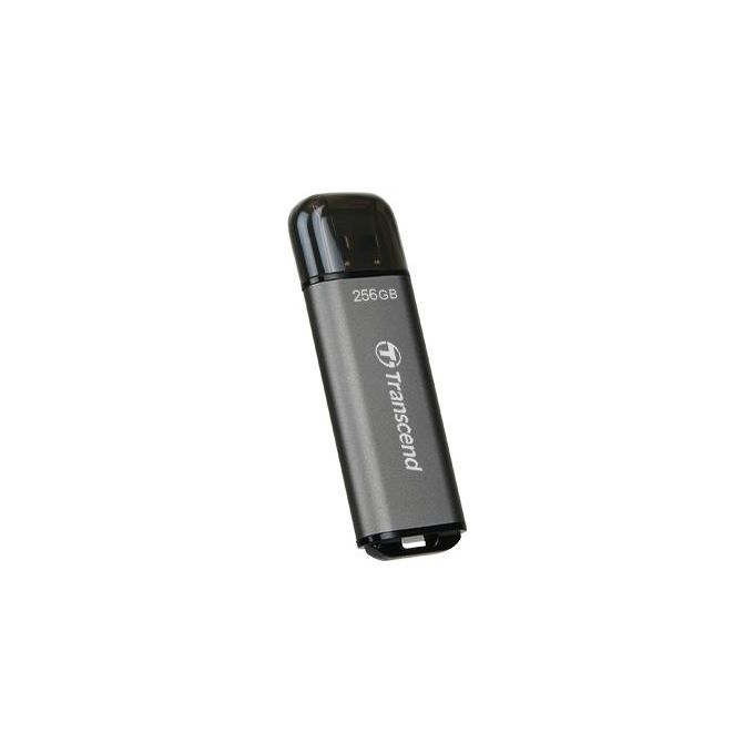 Transcend TS256GJF920 JetFlash 920 Chiavetta USB 3.2 Gen 1 256 GB velocita' lettura fino a 420MB-s scrittura fino a 400MB-s colore Grigio spaziale