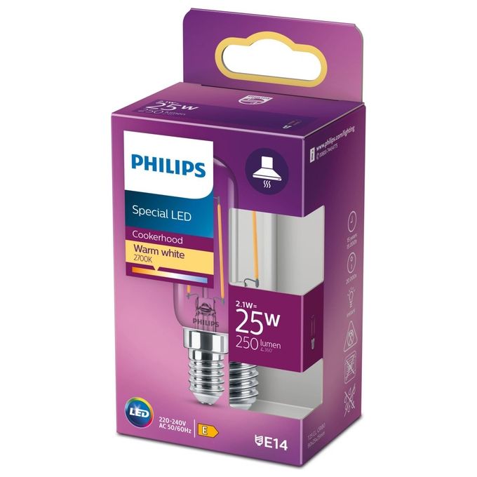 Philips Led Tubolare Cappe 25W E14 2700k