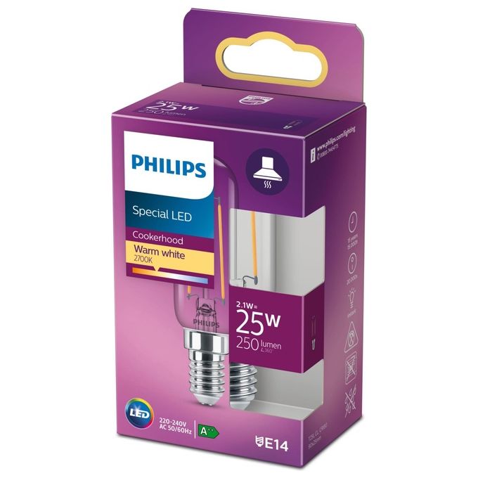 Philips Led Tubolare Cappe 25W E14 2700k