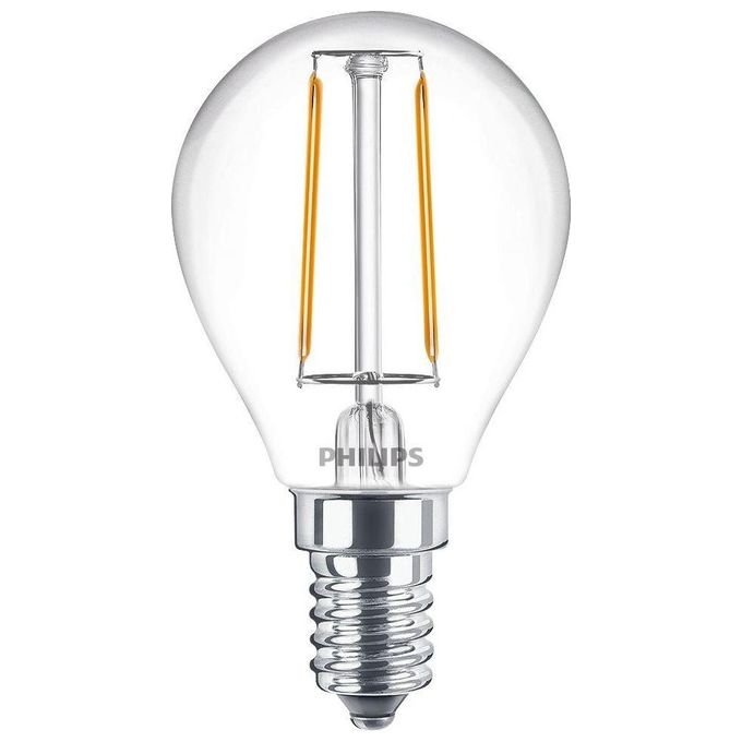 Philips Sfera Lampadina Led 25W e14 Luce Bianco Caldo