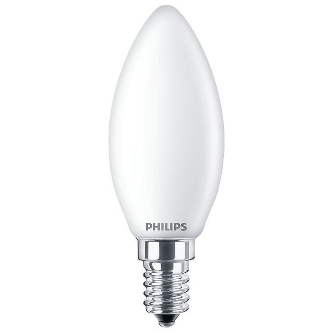 Philips Candela Lampadina Led 40W e14 Luce Bianco Caldo