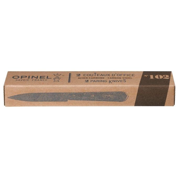 Opinel Set Coltelli da Cucina No. 102 2 Pezzi Naturale