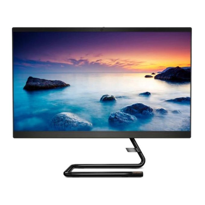 Lenovo F0EW0040IX IdeaCentre 3 PC All in One Display 24'' FHD Processore AMD Ryzen 5 4500U RAM 8 GB SSD 512 GB Windows 10 Home colore Nero