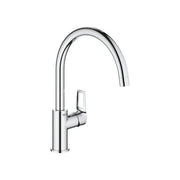 Grohe 31374001 Start Loop Miscelatore  Mono Splitcomando per Lavello a bocca alta girevole 360° Quick Fix Plus Condotti interni indipendenti per acqua potabile senza piombo e nickel Cromo