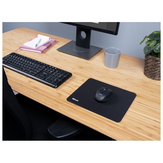 Trust Tappetino per Mouse M 250x210x3mm Nero
