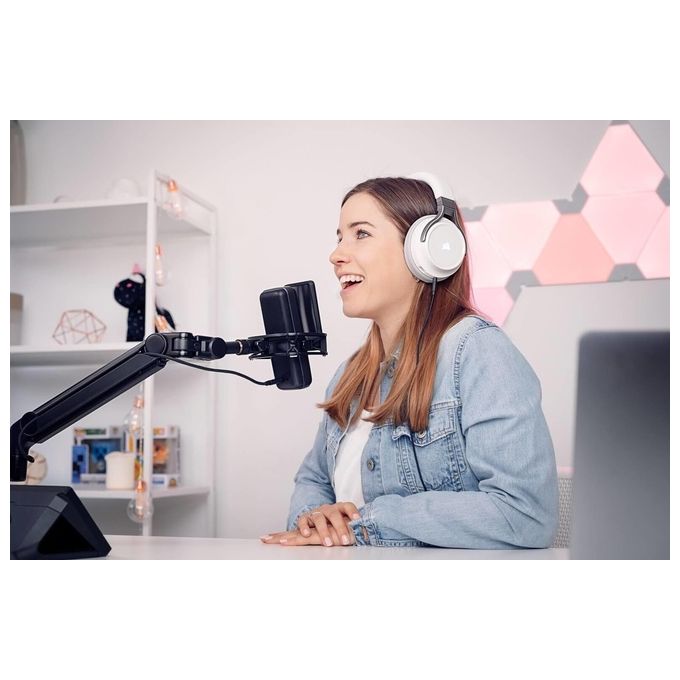 Elgato 10MAB9901 Wave:3 Microfono USB da Tavolo 24 bit 96 kHz Capsula Cardioide Clipguard Software Wave Link incluso colore Nero