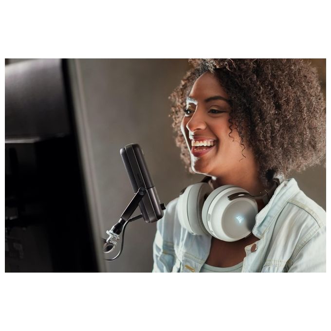 Elgato 10MAB9901 Wave:3 Microfono USB da Tavolo 24 bit 96 kHz Capsula Cardioide Clipguard Software Wave Link incluso colore Nero