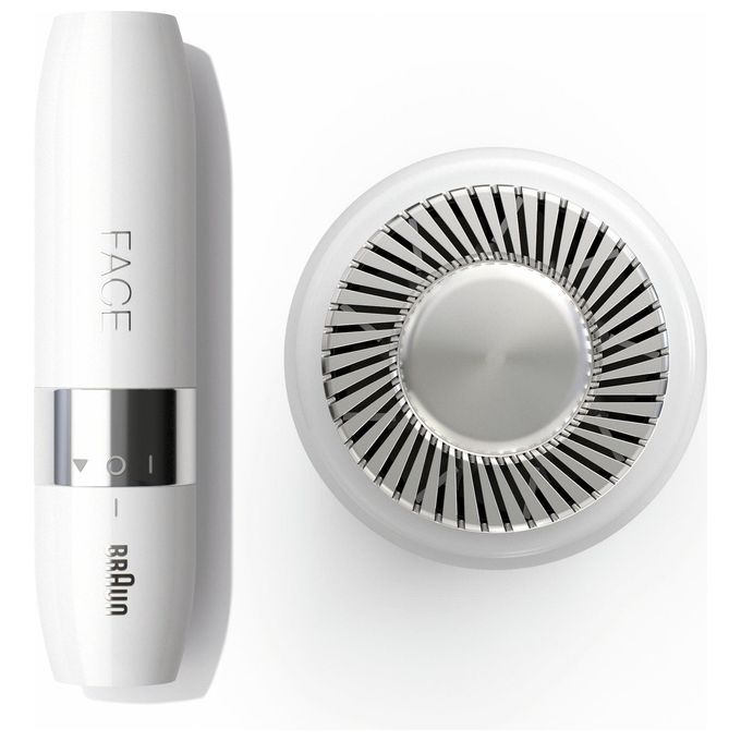 Braun FS1000 Face Mini Depilatore Elettrico Donna Viso Smartlight colore Bianco